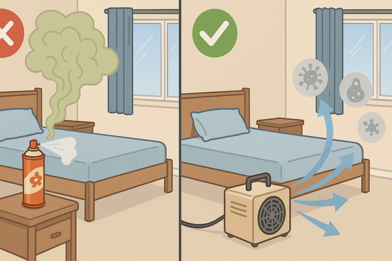 Что нужно сделать для удаления запаха после умершего