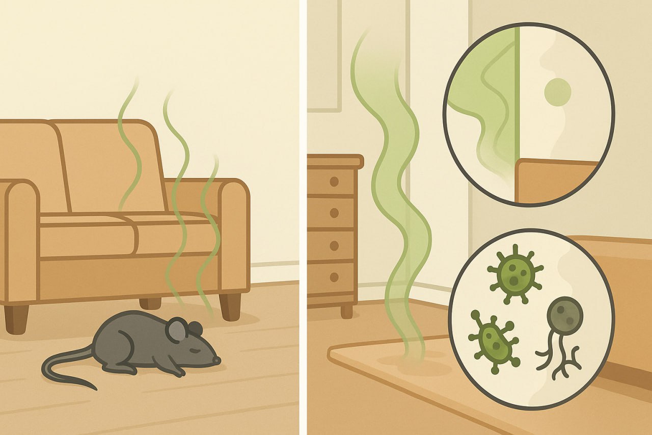 В чем опасность трупного запаха?