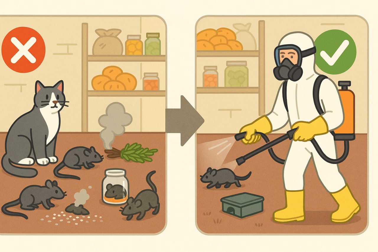 как бороться с грызунами в погребе