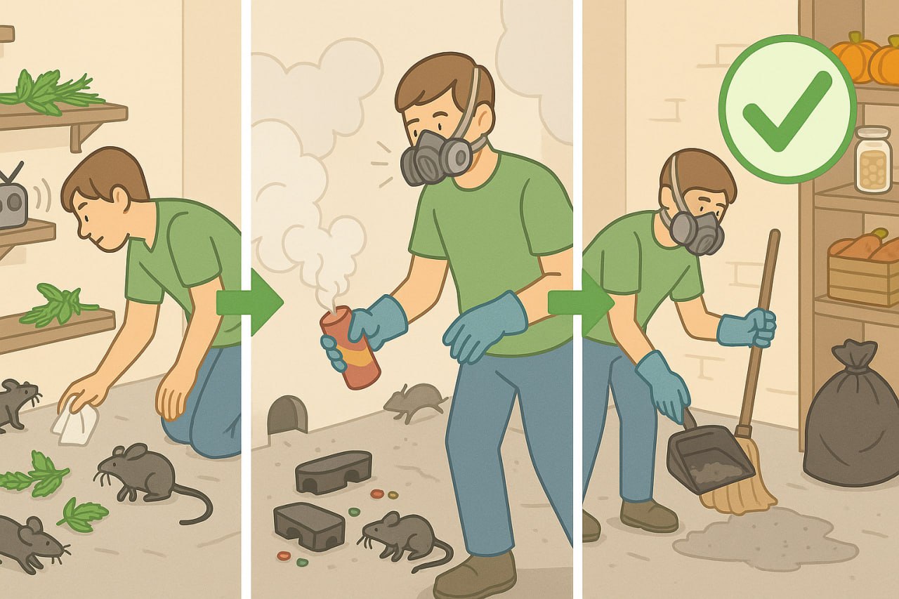 химические методы борьбы с крысами в погребе