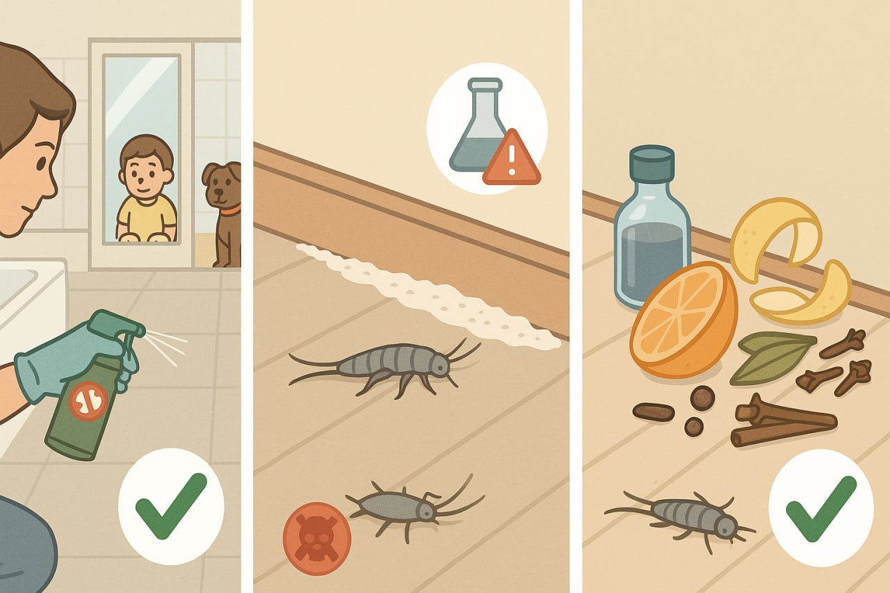 народные методы от чешуйницы