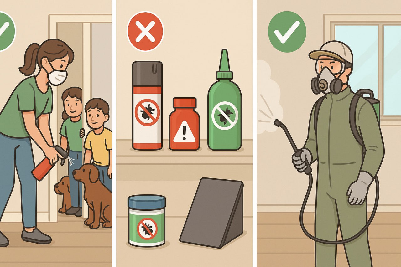 профессиональные методы травли чешуйницы