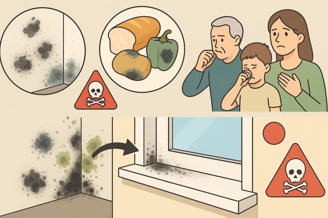 виды черной плесени