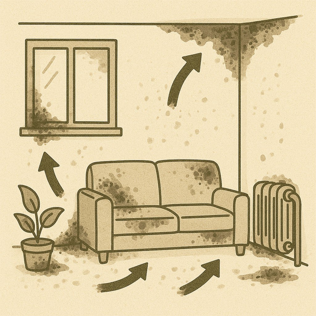 Высокий уровень влажности