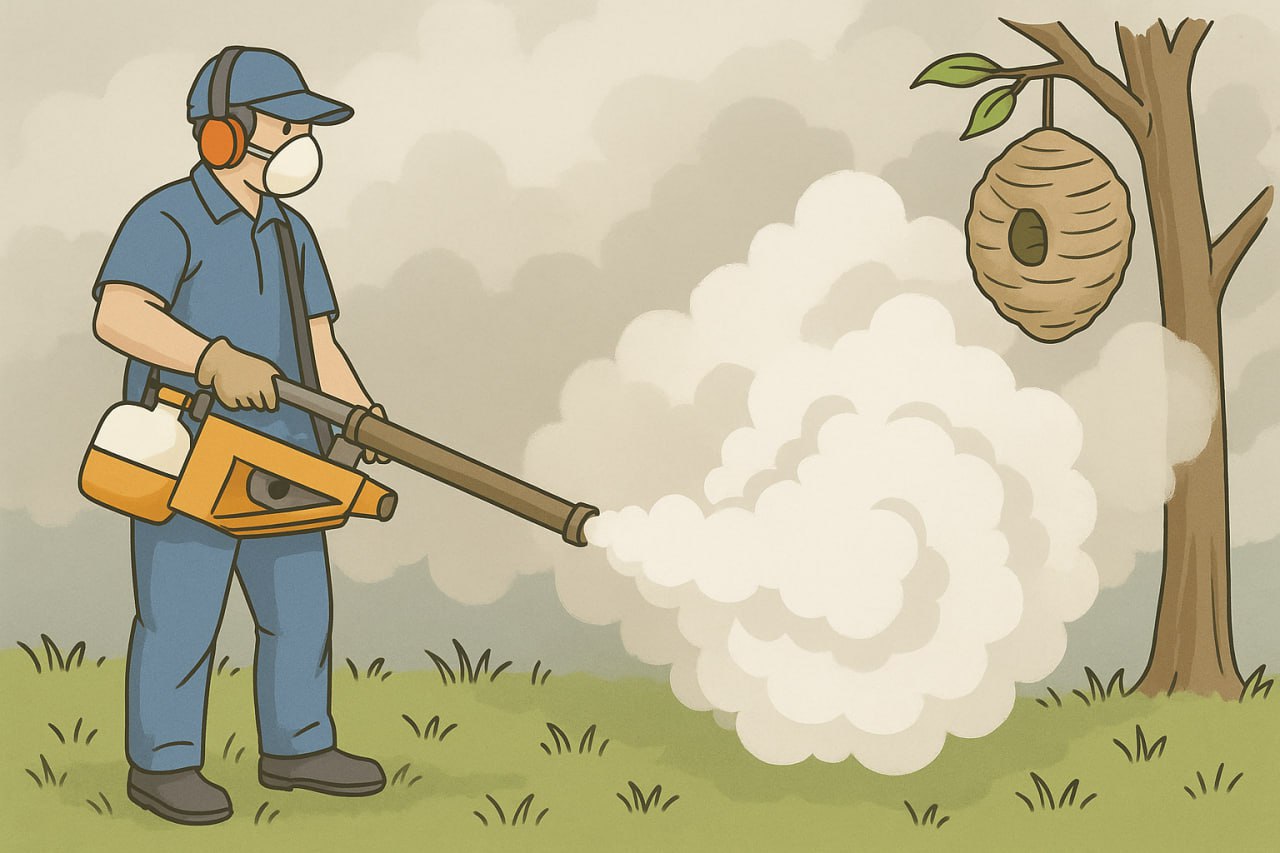 Как избавиться от ос на даче