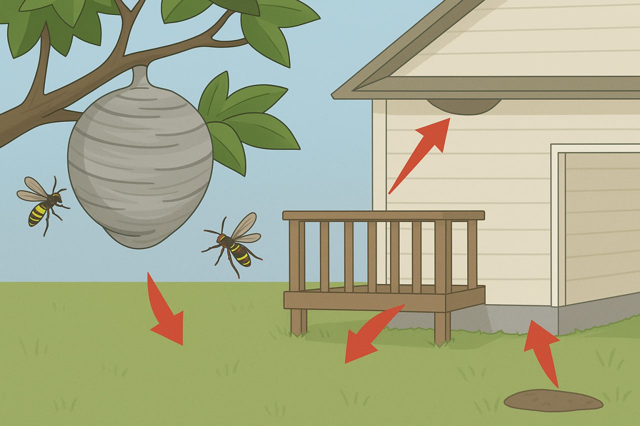 Как избавиться от ос на даче